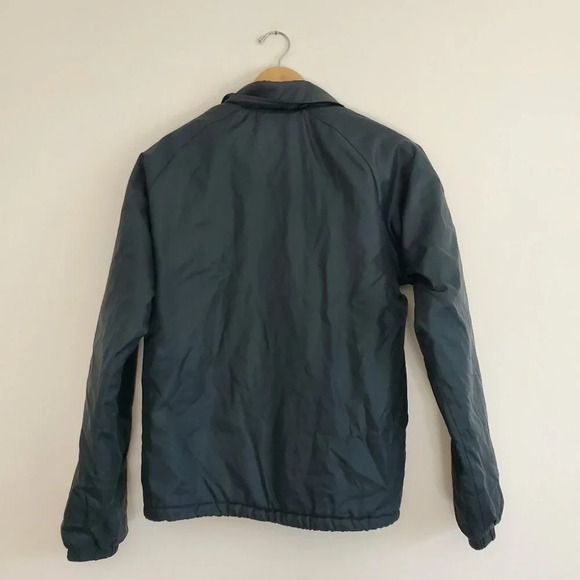 CHAMPION | Vintage Navy Blue Snap Closure Fleece Faux Fur Lined Jacket (Sz S) - Picture 5 of 7